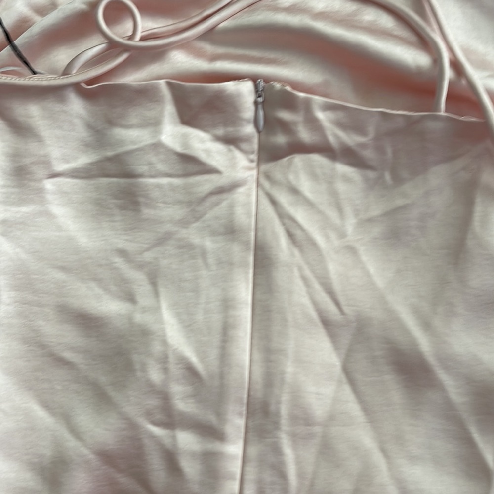 Superdown drape midi dress in blush - Picture 11 of 13